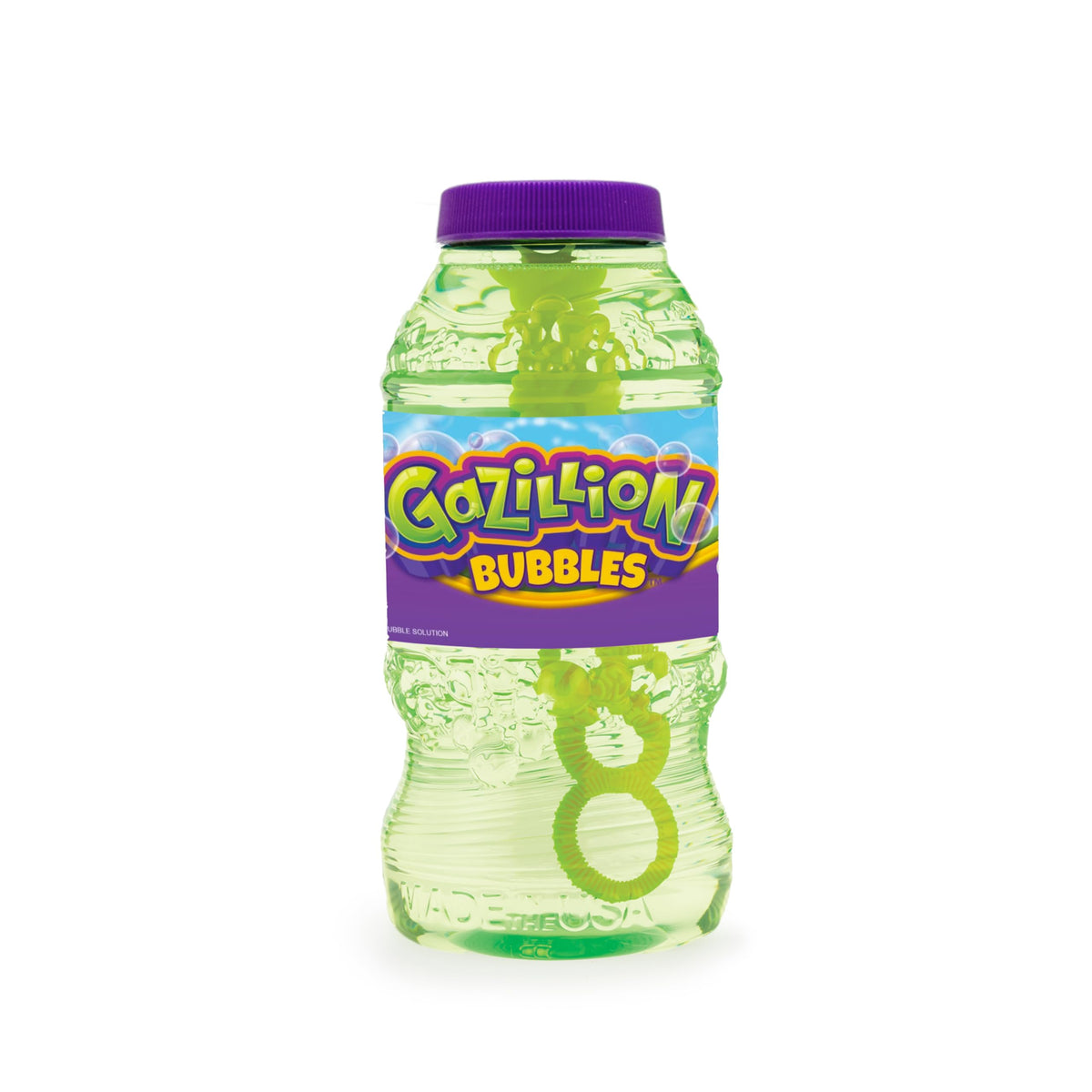 Gazillion Bubbles 2L green bottle for giant, vibrant bubbles