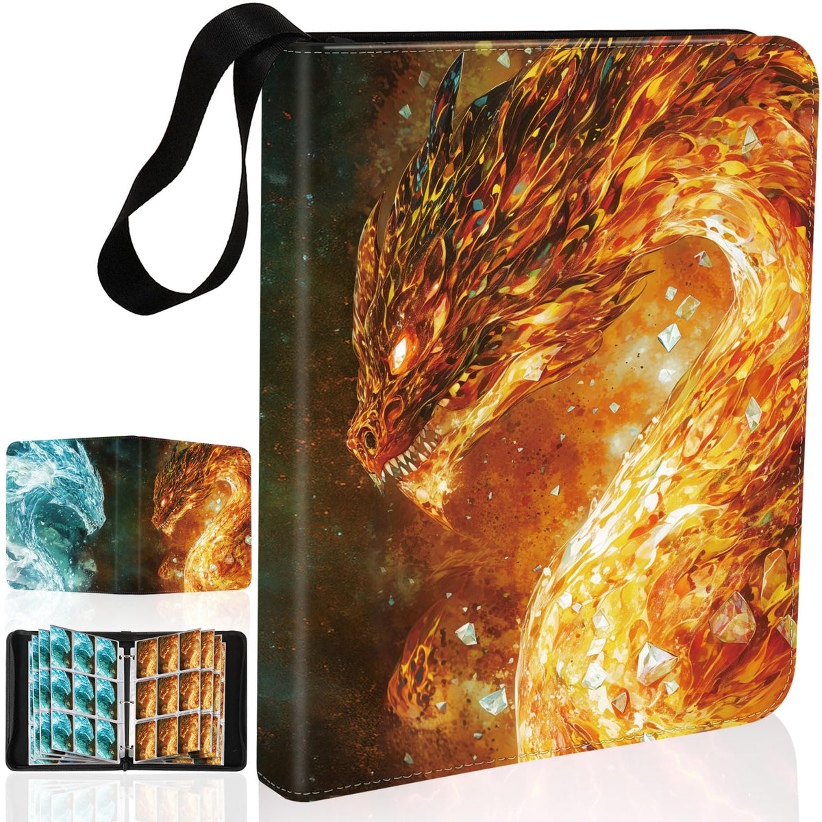Gbchais Dragon 9-Pocket Binder for easy card organization