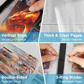 Gbchais Fire & Ice Dragon waterproof PU leather keeps contents safe from dust and spills
