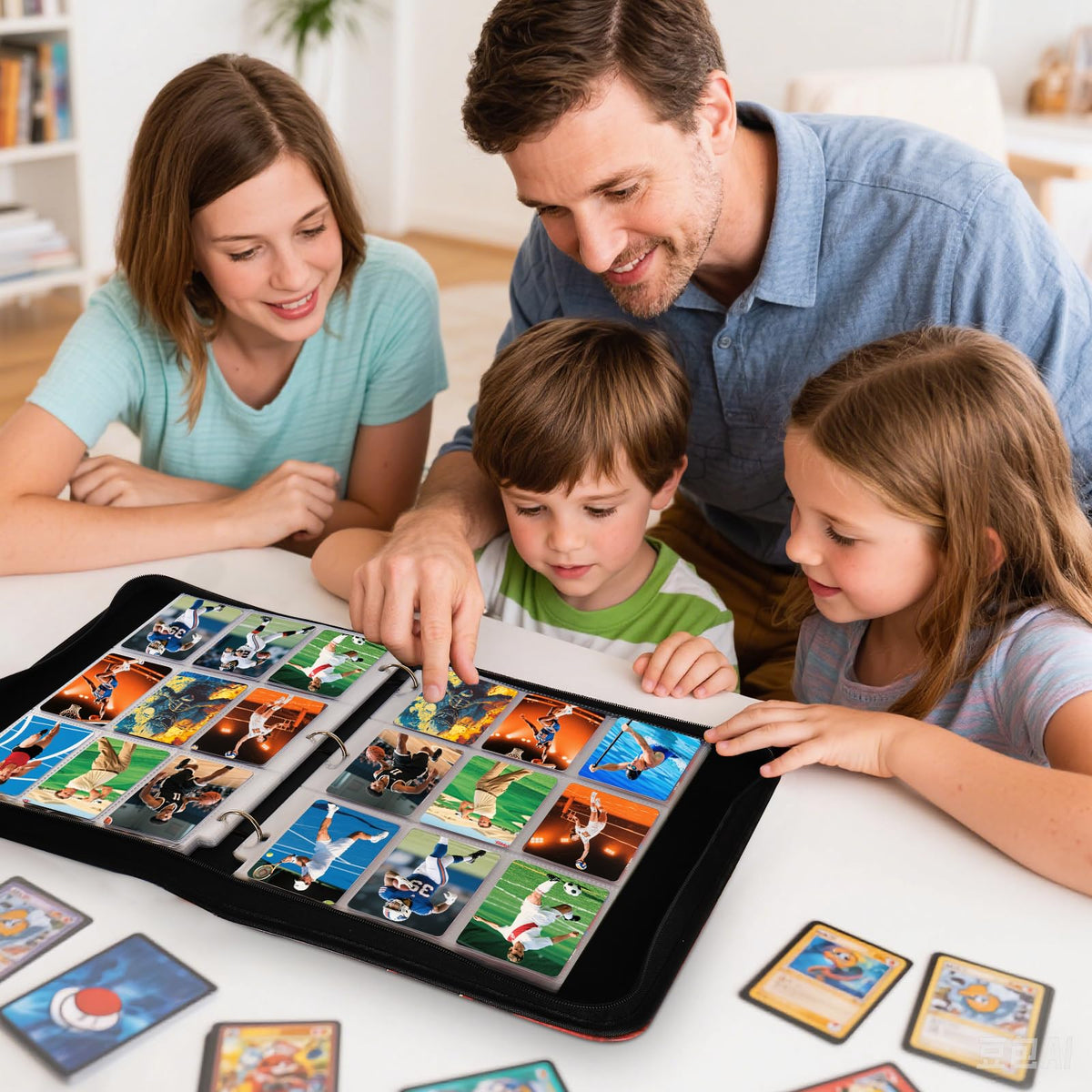 Gbchais portable card collection album ideal for collectors on the go.