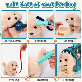 G.C stethoscope included for pretend veterinary examinations