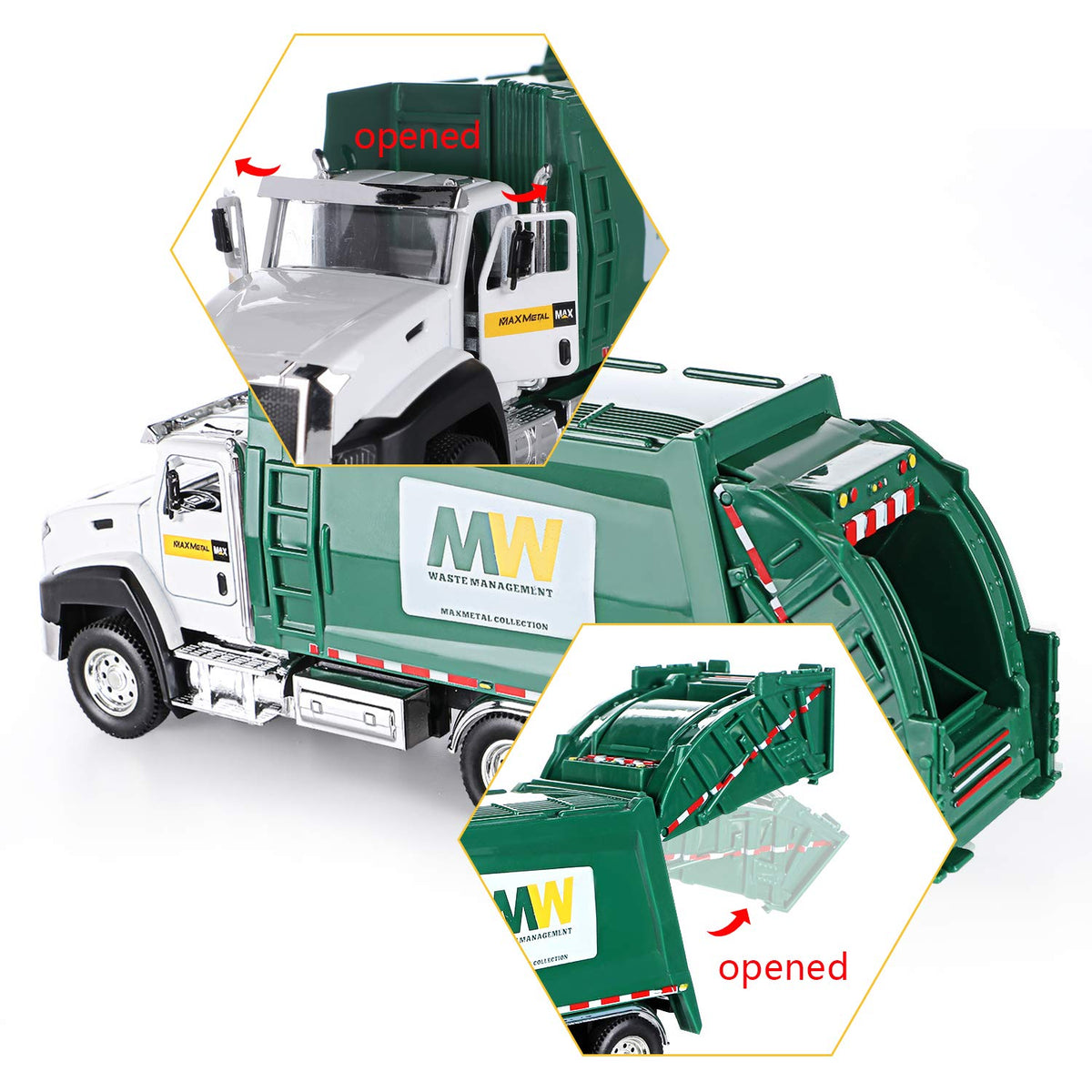 G.C 3-pack diecast oil tanker truck for imaginative logistics play