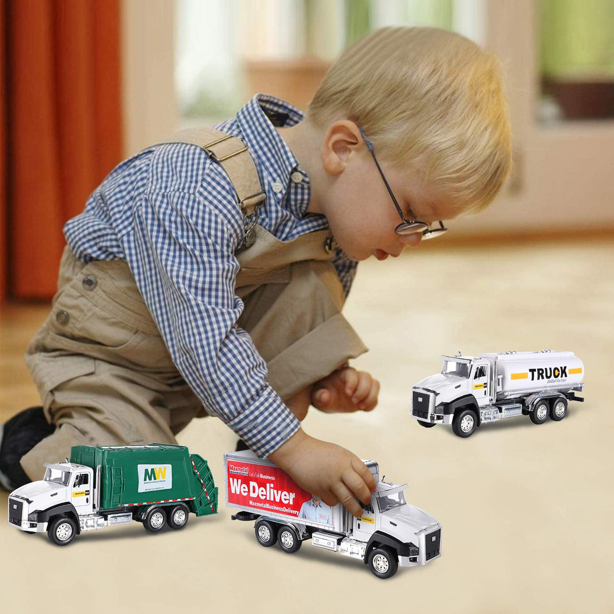 G.C 3-pack diecast play set packaging ready for gifting and display