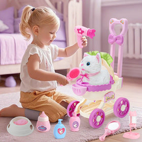 G.C cat toys: water dispenser for feeding play scenarios.