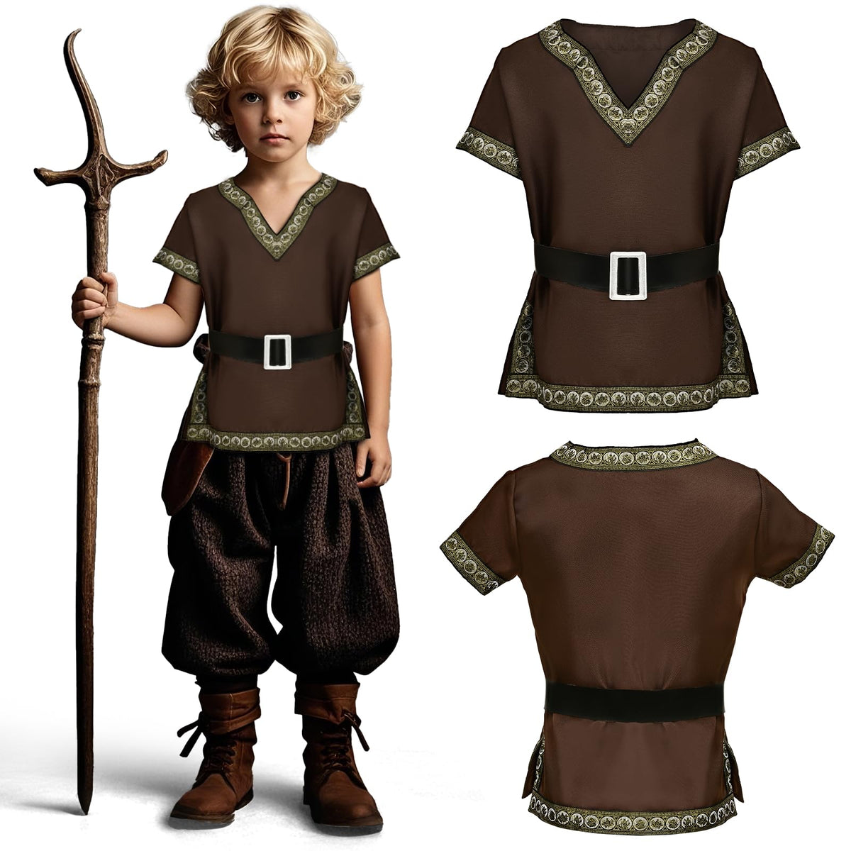 G.C Kids Renaissance shirt close-up highlighting breathable fabric and soft feel