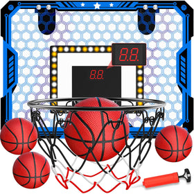 Gcobup indoor basketball hoop over the door setup for quick, tool-free installation