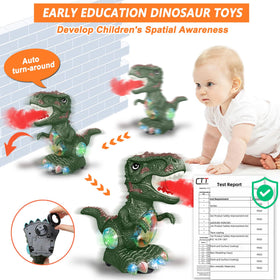 Bright lights and roar sounds on the GDBAQAN dinosaur toy enhance pretend play
