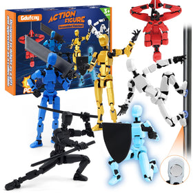 Gdufcny T13 Titan 13 blue figure with multiple joints for dynamic posing