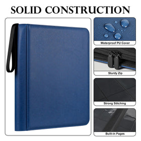 GEAoffice Padded PU leather cover protects cards during travel and handling