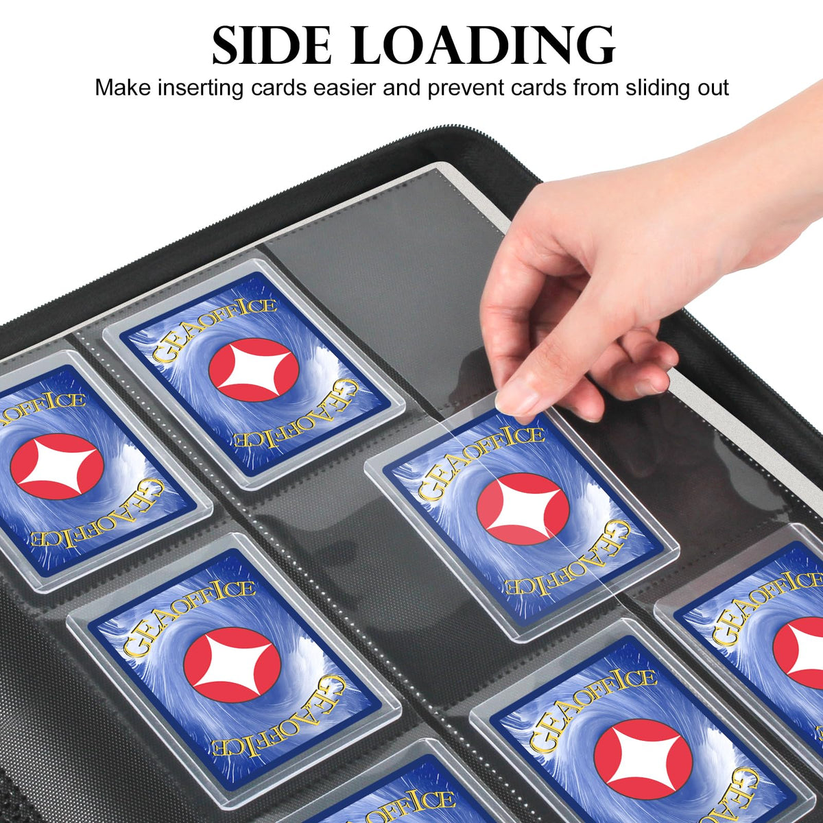 GEAoffice Widened spine design adds capacity without bending cards
