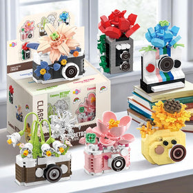 Gearblox desk decor camera collection brightens workspaces with charming vintage-inspired design.