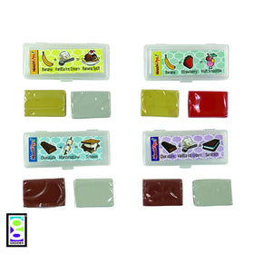 Classroom-friendly GEDDES erasers, durable and versatile for students.