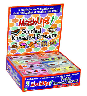 Kneadable rubber erasers you can pull and stretch for versatile erasing.