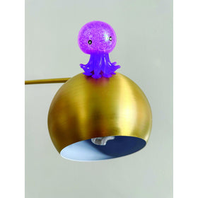 GEDDES Raymond octopus suction toy blue on window demonstrating strong hold for window-safe play