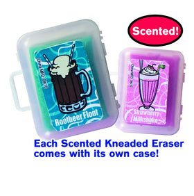 Geddes Snack Attack kneadable eraser close-up shows pliable texture for clean corrections.