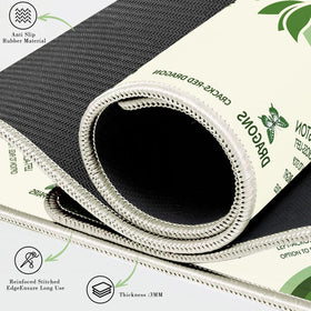 Gedgan Mahjong Mat has anti-slip backing to keep tiles steady during play.