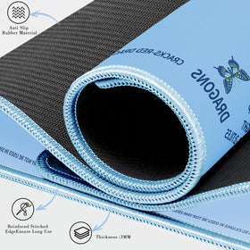 Gedgan Ocean Blue waterproof surface helps protect your table during lively rounds