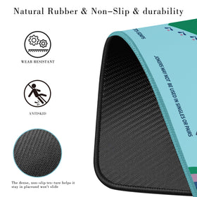 Gedgan turquoise mahjong mat table protection keeps chips and spills from damaging furniture.