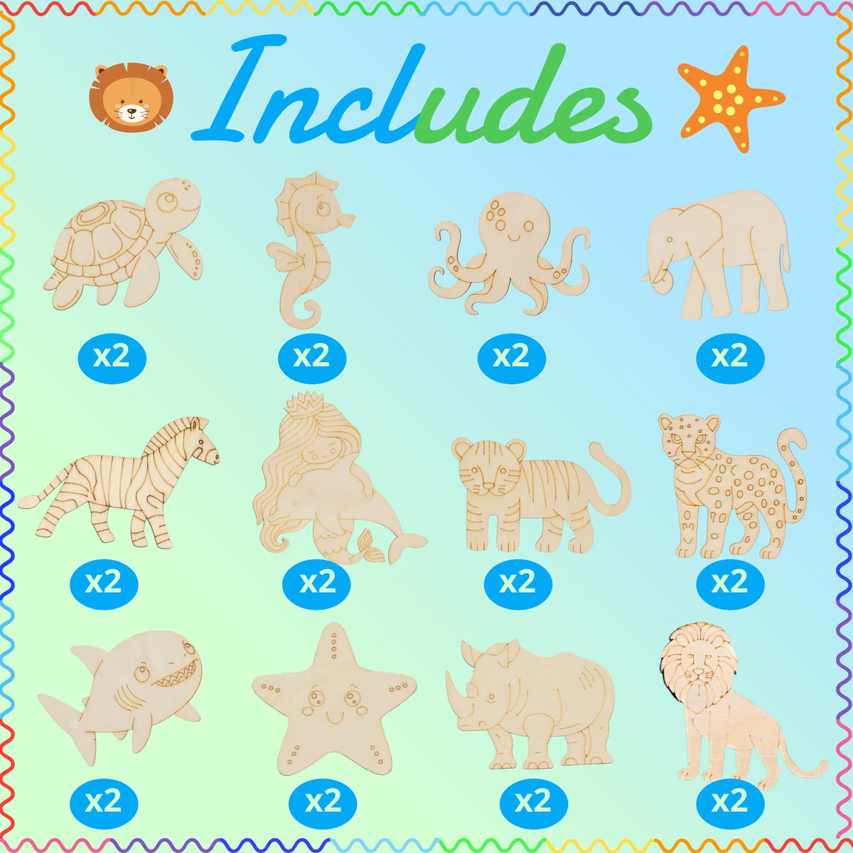 GEECOZYLIFE painting supplies pack is perfect for classroom activities.