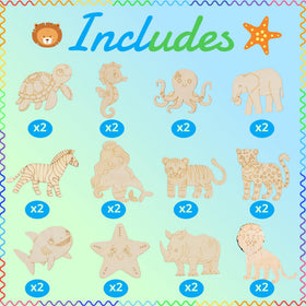 GEECOZYLIFE painting supplies pack is perfect for classroom activities.