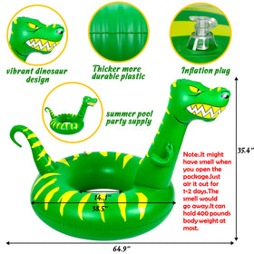 Geefuun shark pool float dimensions for impressive beach display.