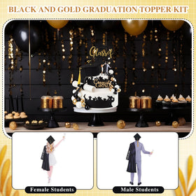Geelin Congrats Graduation cupcake decor conveys celebratory messaging