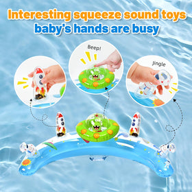 Geequfloat safety handles and leash help keep the child within arm's reach.