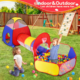 GeerWest ball pit basket hoop adds a playful target for kids.