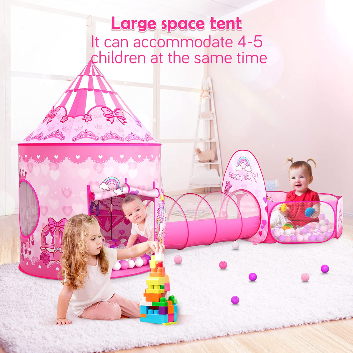GeerWest indoor outdoor playhouse ready for versatile indoor or outdoor use.