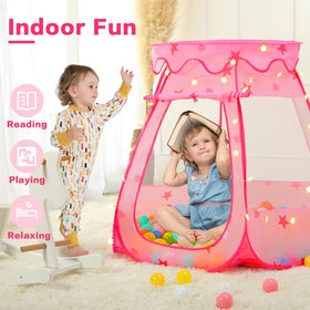 GeerWest princess play house tent with hexagonal design