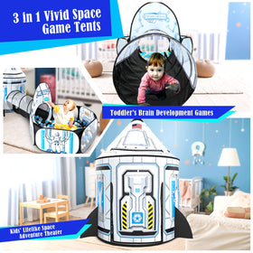 GeerWest space play tent suitable for indoor or outdoor fun and family time.