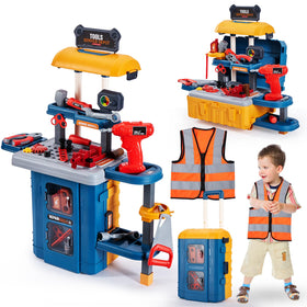 GEIYATOI kids tool bench with tools for imaginative play and fine motor skills