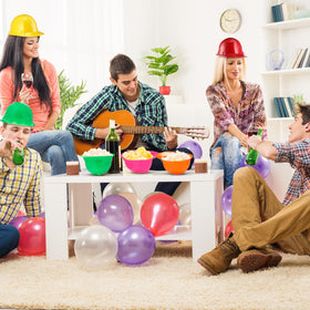 Gejoy green construction hat, comfy fit for classroom role-play.