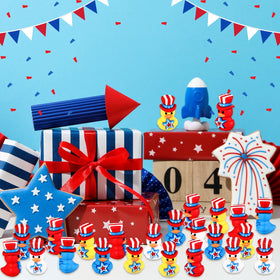 Gejoy ducks as unique Independence Day gifts and favors.