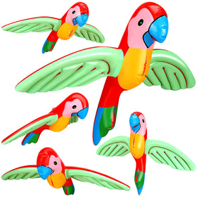 Gejoy inflatable parrot for pool decor and tropical vibes