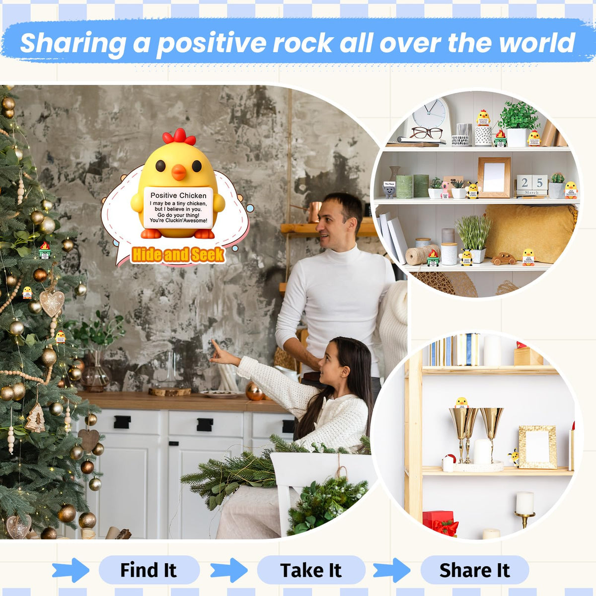 Gejoy mini positive doll duck type helps celebrate small wins