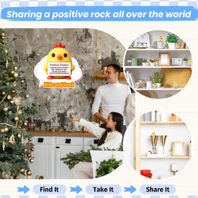 Gejoy mini positive doll duck type helps celebrate small wins