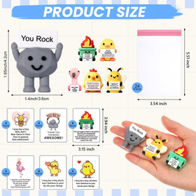 Gejoy mini positive doll stone type adds a friendly motivation reminder
