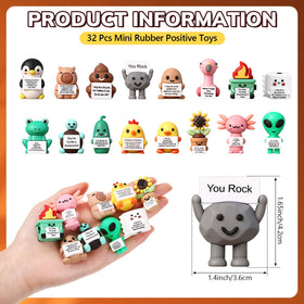 Gejoy mini rock figurines add uplifting desk decor for teams