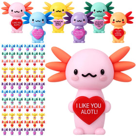 Gejoy mini rubber dumpster toy in a colorful collection for desk motivation.