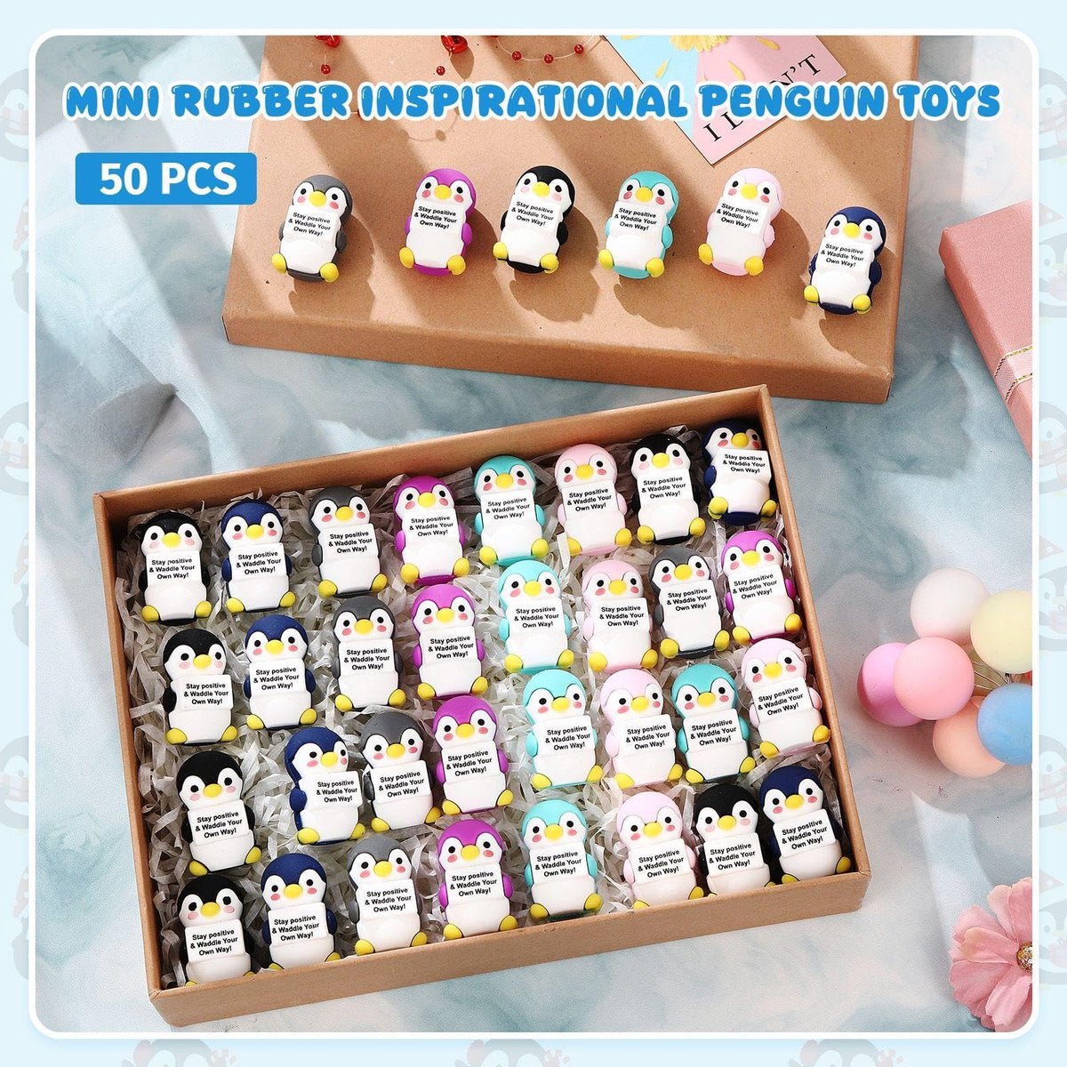 Gejoy penguin decorations for holidays, events, and team celebrations