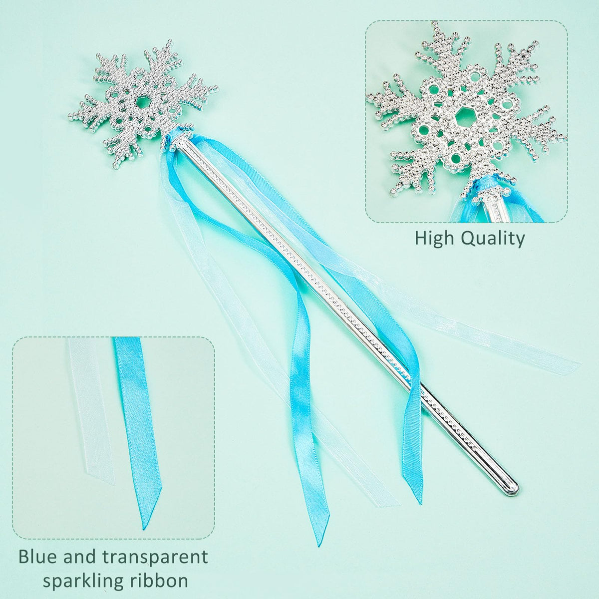 Gejoy 36-piece frozen wand set ready for sharing at celebrations