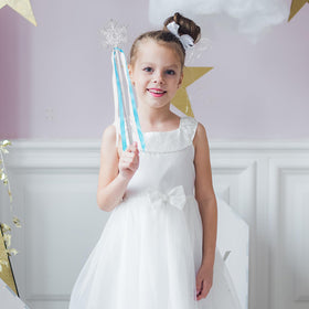 Gejoy snowflake wand perfect for dress-up play and pretend kingdoms