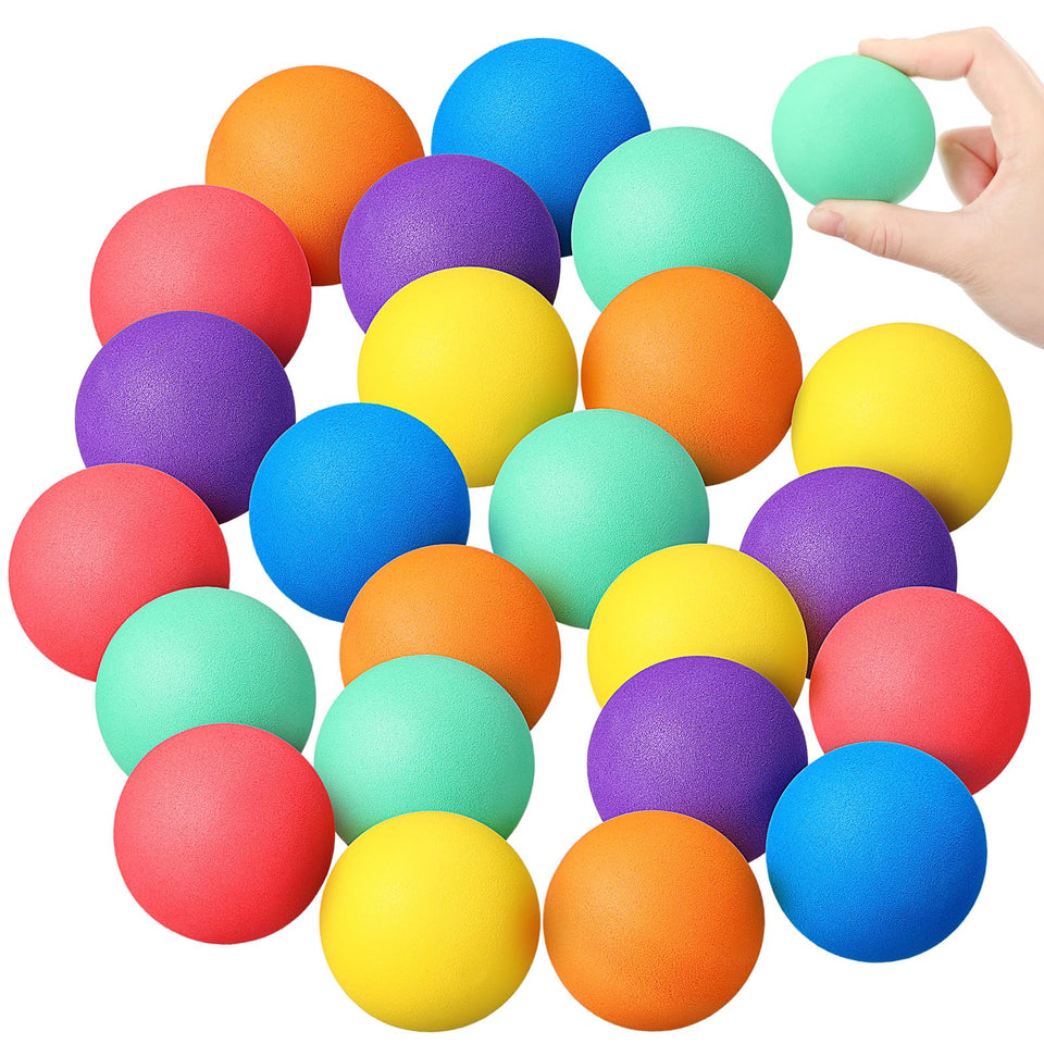 Gejoy soft foam ball red 6cm for safe indoor play and color recognition
