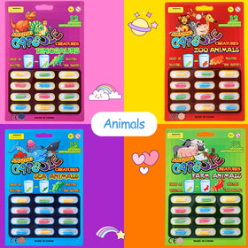 Gejoy zoo and farm animals in water play for party activities.