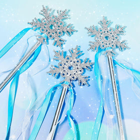 Gejoy winter wand held by a child during princess costume play