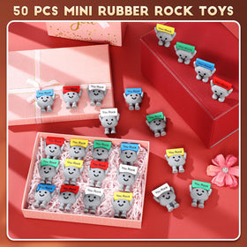 Gejoy You Rock close-up rubber stone shows durable, smooth texture.