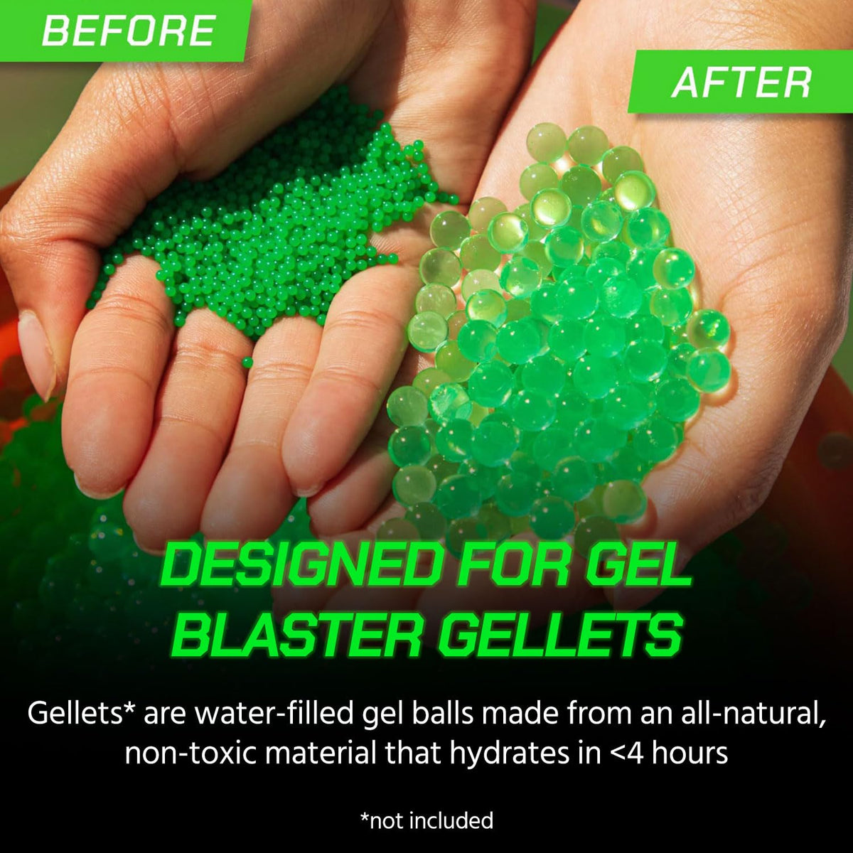 Gel Blaster Gellet Depot large capacity for up to ten thousand gellets in one unit.