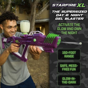 Starfire XL hopper showing large capacity for extended play