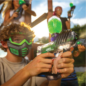 Gel Blaster Surge 2 glow activation lights the field for night play